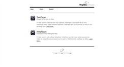 Desktop Screenshot of hogbaysoftware.com