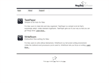 Tablet Screenshot of hogbaysoftware.com